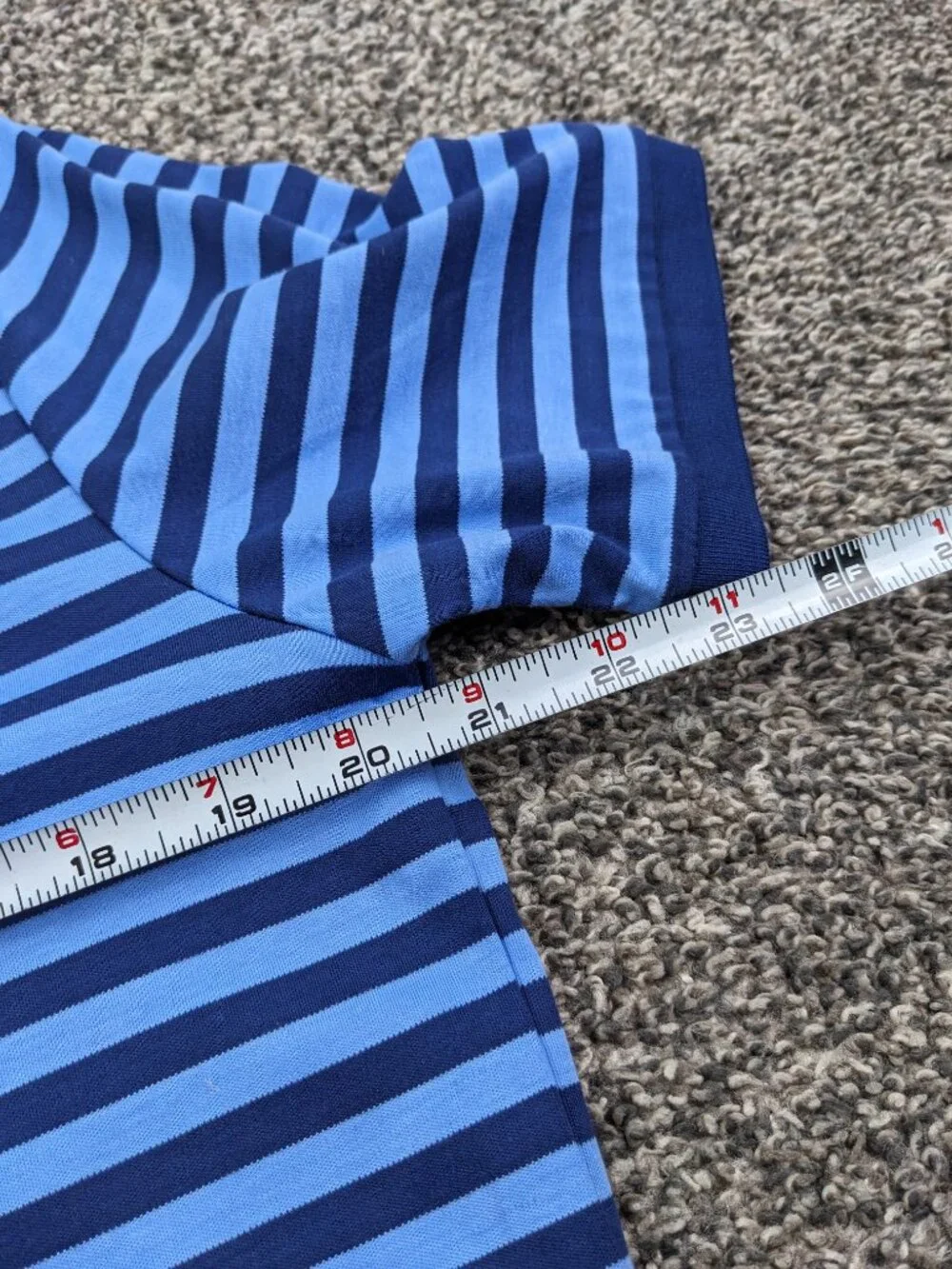 NWT Ralph Lauren Polo Shirt Soft Cotton Multi Blue Striped Mens Small $98